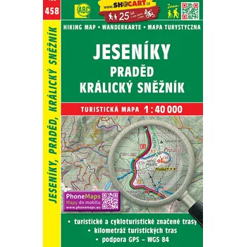 Jeseníky, Praděd, Králický Sněžník (458) 1:40 000 - SHOCart (2011)