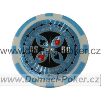 Měřící laser Ultimate Laser heavy 13g - Hodnota 50 - světle modrý