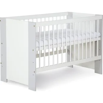 Dětská postýlka Klups Safari de Lux 120 x 60 cm bílá