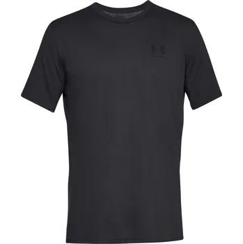 Pánské tričko Under Armour Sportstyle Left Chest SS Tee černé