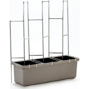 Opora na rostlinu Plastia Berberis 1606948020 118 x 162 cm stříbrná