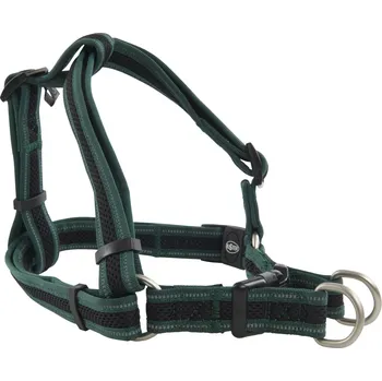 Postroj pro psa Postroj BUSTER Airmesh reflexní S, 20mm zelený
