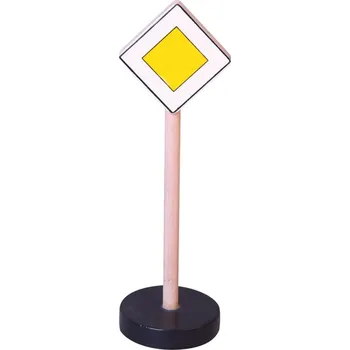 autíčko Studo Wood Značka - hlavní silnice