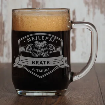 Sklenice Pivní půllitr pro nejlepšího bratra