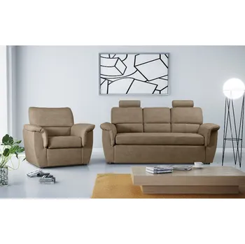 Sedací souprava Sedací souprava DITA světle hnědá 3+1