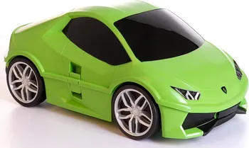 Cestovní kufr PD Toys Auto na dálkové ovládání zelené