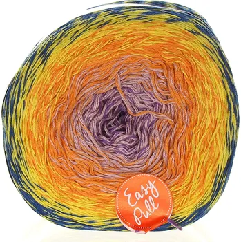 Příze Etrofil Puzzle modrá žlutá fialová PZ012