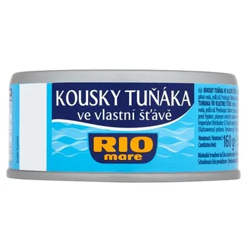 konzervovaná ryba Rio Mare Kousky tuňáka ve vlastní šťávě 160 g