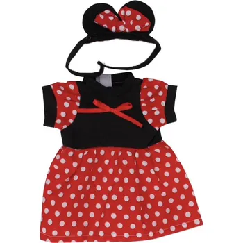 Šaty "Minnie" pro American girl a Baby Born 43-45 cm Varianty: Červené s puntíky