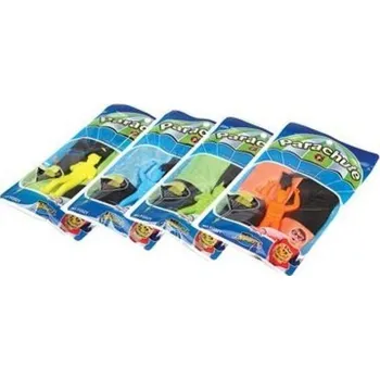 Létající drak Parašutista 4 barvy - žlutý panák