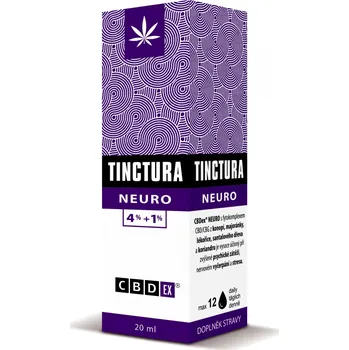 Přírodní produkt CBDex Tinctura Neuro 4% + 1%