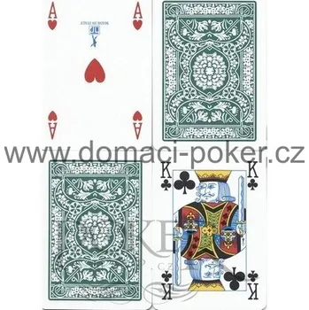 Poker Dal Negro NTP Poker Floreale 100% plastové karty Poker index 4 rohy zelené