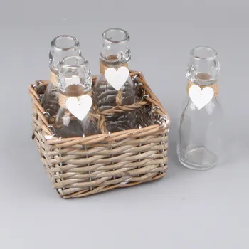 Váza Vázy 4ks proutí/sklo (HWH1626)