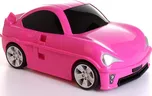 PD Toys Dětský kufr Auto růžové