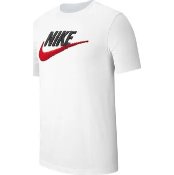 NIKE M Nsw Tee Brand Mark bílé, M Pánské tričko NIKE M Nsw Tee Brand Mark bílé, M