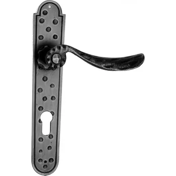 Dveřní kování Kovaná štítová klika na dveře model 500