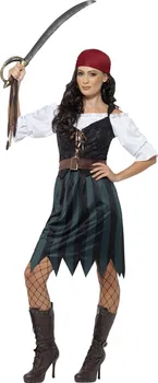 Karnevalový kostým Smiffys Dámský kostým Pirátka XL