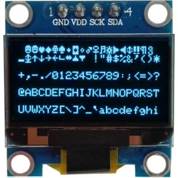 Vývojová deska Grafický OLED displej 0.96" 128x64 I2C modrý