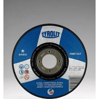 Příslušenství k brusce Brusný kotouč 125x6x22 mm, T , A30-BF BASIC 2IN1 FAST CUT