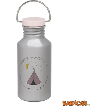 Láhev LÄSSIG láhev BOTTLE STAINLESS STEEL Adventure Tipi