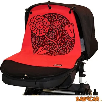 KURTIS BABY PEACE sluneční clona na kočárek JUNGLE Red DOPRODEJ!