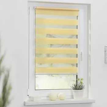 Roleta Roleta Den a Noc žlutá 110x150 cm