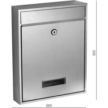Poštovní schránka Poštovní schránka nerezová 260x350x80