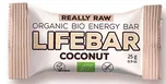 Lifebar Really Raw Bio 25 g kokosová