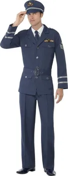 Karnevalový doplněk Smiffys Kostým Air Captain modrý
