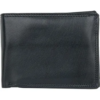 Peněženka Kožená peněženka z měkké kůže bez značek a nápisů s trojitou přihrádkou na bankovky