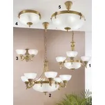 Orion OR-LU 1689/6+3 bronze (9xE27)