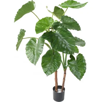 umělá květina Luxusní umělá rostlina Alocasia 2 kmeny, 130cm