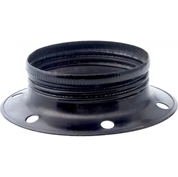 Objímka na žárovku Kroužek na objímku E27, patina Černá LU