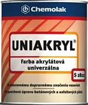 Chemolak Uniakryl S 2822 5 kg 0610 žlutá