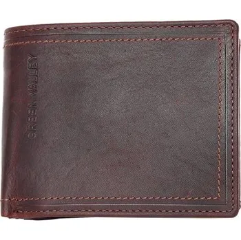 Peněženka Celokožená peněženka Green Valley z přírodní pevné kůže