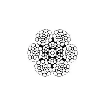 Lany Ztvárněné lano K6x19S - IWRC Lano - průměr: 6 mm, Provedení: Holé, Ztvárnění: Super