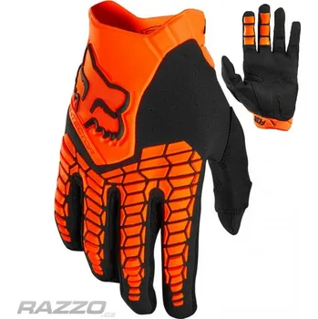Moto oblečení MX rukavice FOX Pawtector Glove Flo Orange 2023 12 - XXL