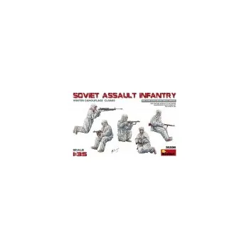 Plastikový model 1/35 Soviet Assault Infantry Winter Camo (5 fig.)