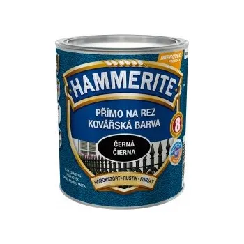 barva na kov Hammerite Přímo na rez Kovářská barva 0,75L Černá
