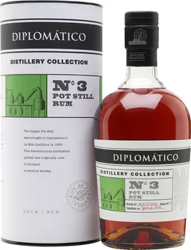 Rum Diplomatico No. 3 Pot Still Rum Distillery Collection 2010 47 % 0,7 l