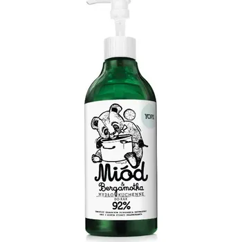 Mýdlo Recenze Yope Tekuté kuchyňské mýdlo med a bergamot 500 ml