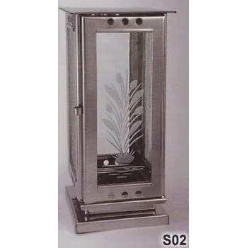 Smuteční dekorace Hřbitovní lucerna S02 nerez