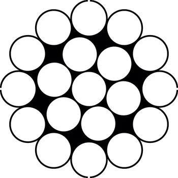 Železářství Jednopramenné ocelové lano 1x19 Lano - průměr: 5 mm, Pevnost: 1960 MPa, Provedení: Pozink