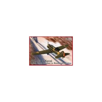 Plastikový model 1/72 PZL.23B Karas in Romanian Service (6x camo)
