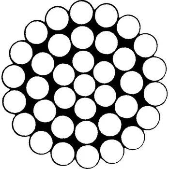 Lano Jednopramenné ocelové lano - 1x37 Lano - průměr: 3,5 mm, Pevnost: 1770 MPa, Provedení: Pozink