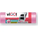 Vigo pytle na odpadky s uchy, 35l, 50x66 cm, HDPE, fialové,vůně levandule, 26 ks, 8 µm