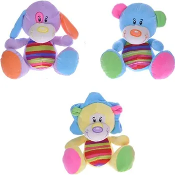 plyšák Barevné plyšové zvířátko