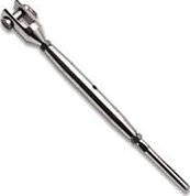 Nerezový lanový napínač s vidlicí Lano - průměr: 3 mm