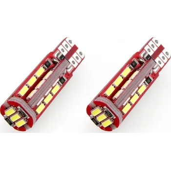 Autožárovka Žárovky LED CANBUS T10e W5W 27xSMD 4014 12V (2ks)
