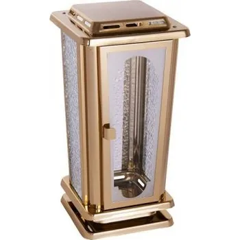 Smuteční dekorace Lucerna na hrob A-01c1 zlatá